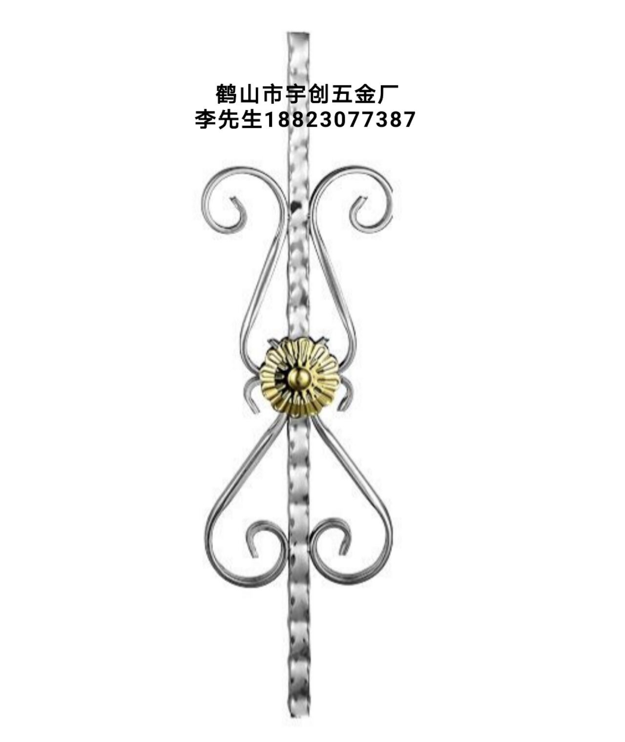 不锈钢欧式花304 庭院围栏大门防盗网栏杆八字花窗花门花