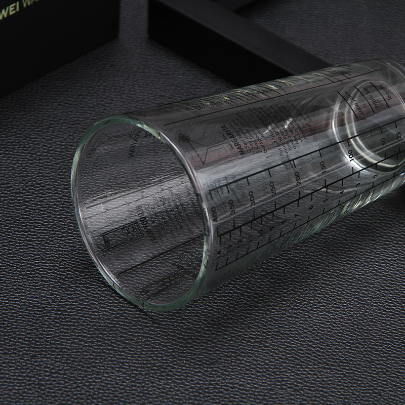 多功能奶茶鸡尾酒调酒器水晶玻璃酒吧摇酒器手摇带刻度雪克杯现货