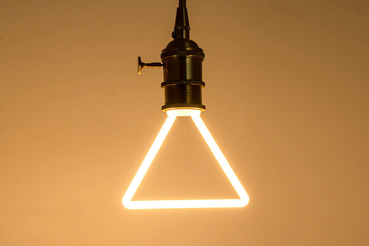 【三角形线条灯】酒吧西餐厅奶茶店发廊装饰led塑料柔性线条光源