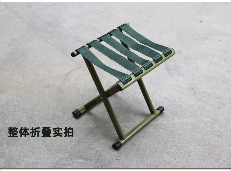 便携式折叠凳 折叠马扎钓鱼凳子 加厚军工马扎户外折叠椅子批发