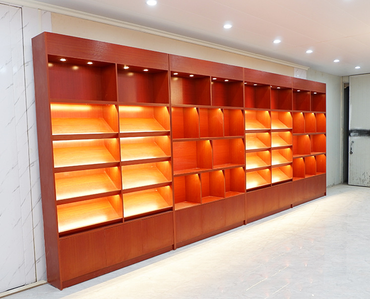 烟酒柜定做 名烟名酒展示柜定制 红酒展架 酒水货柜 超市货架制作