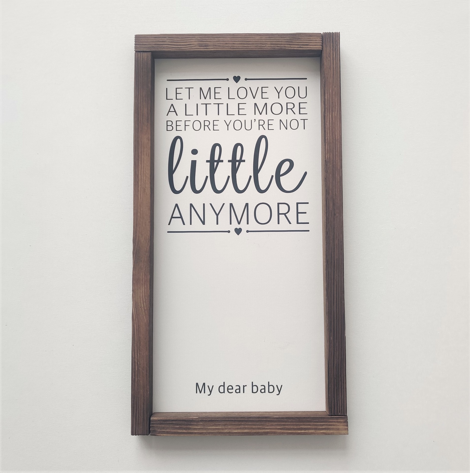 ins北欧英文画框儿童房背景墙装饰挂画画框摆件可贴宝宝照片