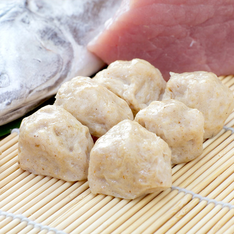 老德头汕尾马鲛肉丸鲅鱼丸子潮汕生鲜鱼丸速冻火锅食材现货批发