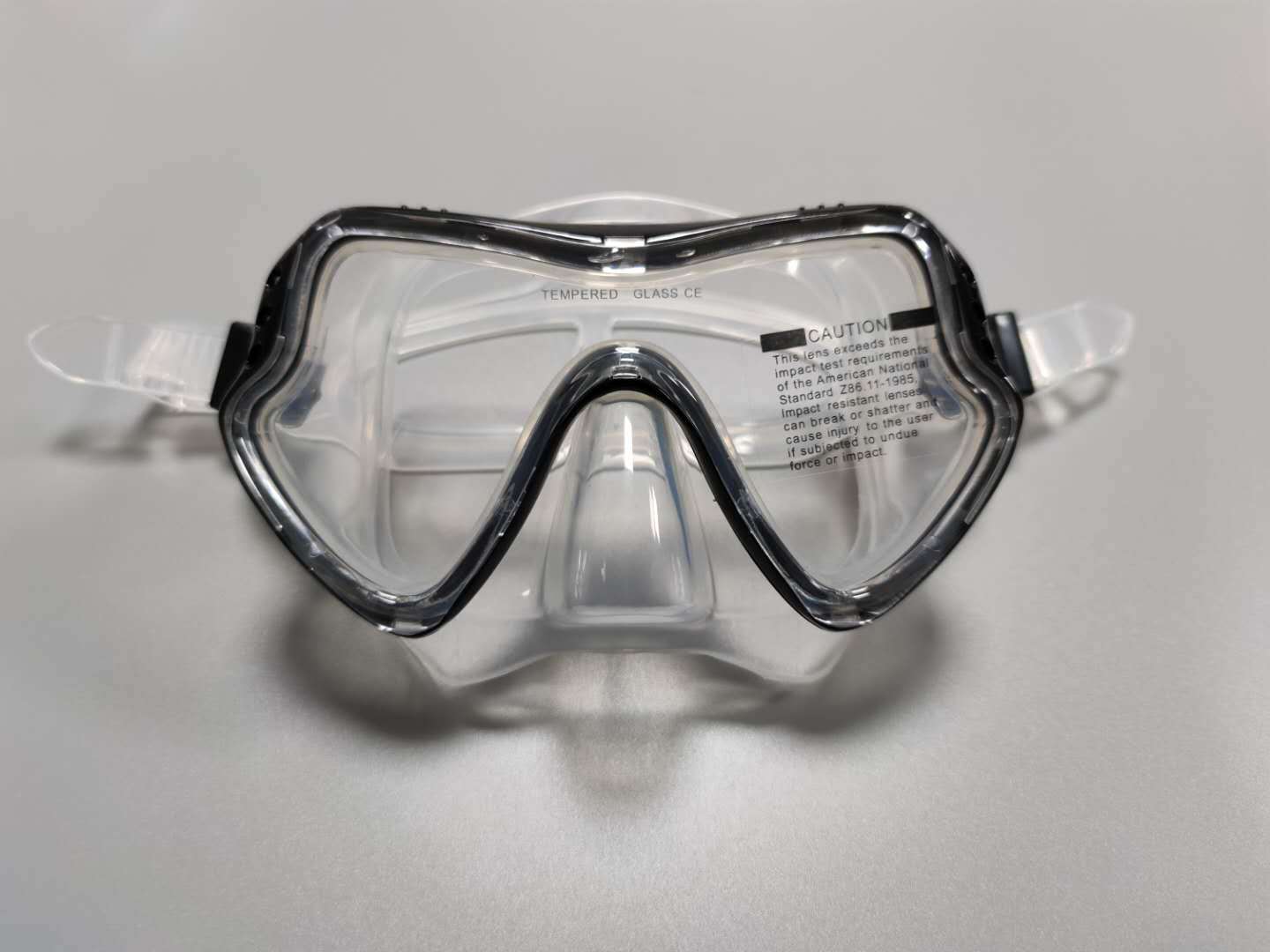 潜水镜大框硅胶面镜呼吸管套装全干式浮潜面罩成人男女款潜水眼镜