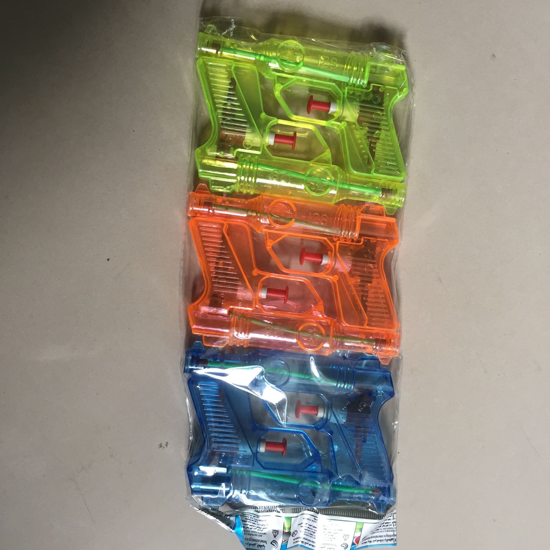 批发赠品装糖玩具儿童玩具145cm水枪透明水枪1元店百货玩具