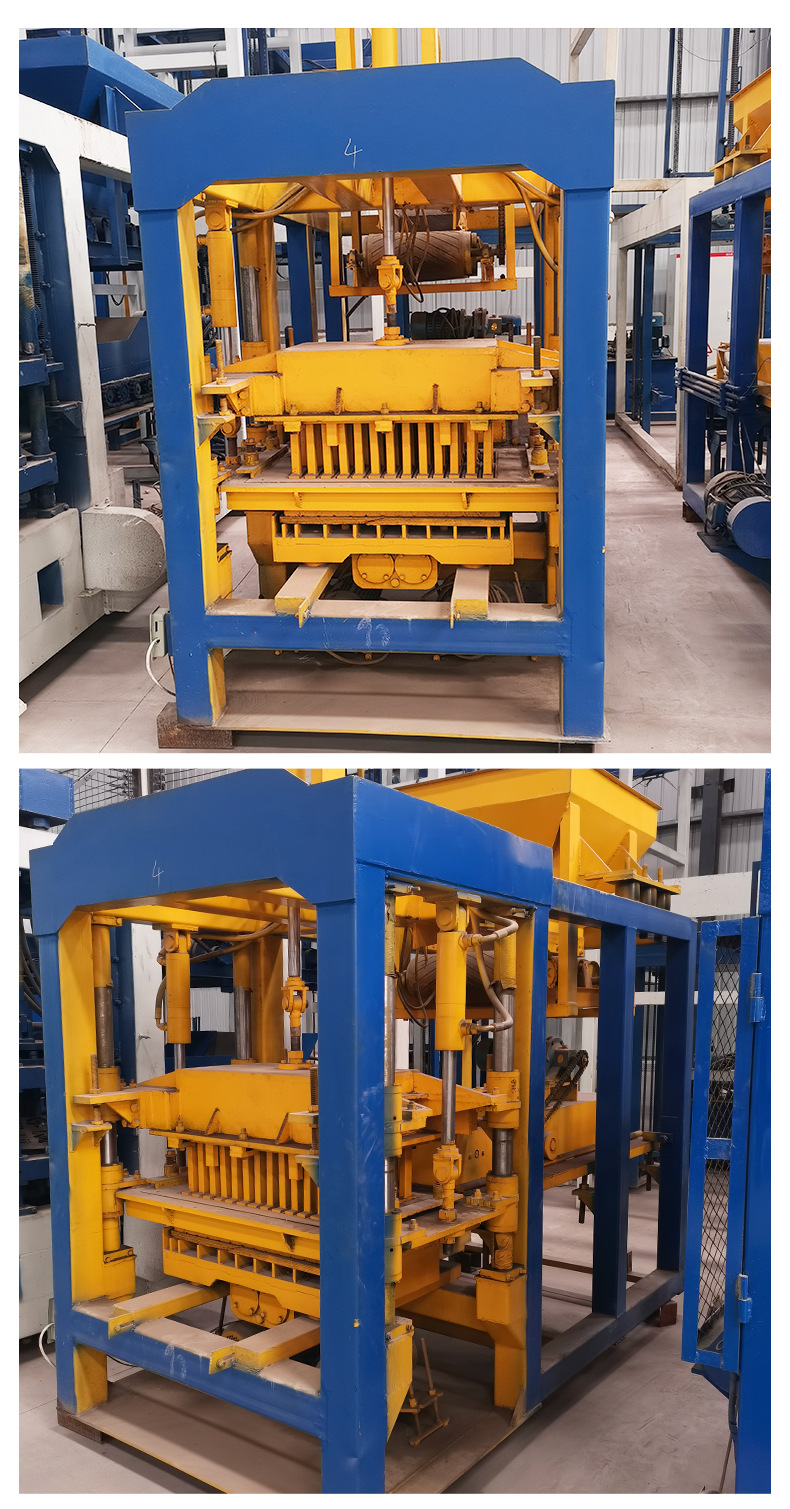 液压免烧砖机哪里有 空心砌块制砖机生产线多少钱人行道砖制砖机