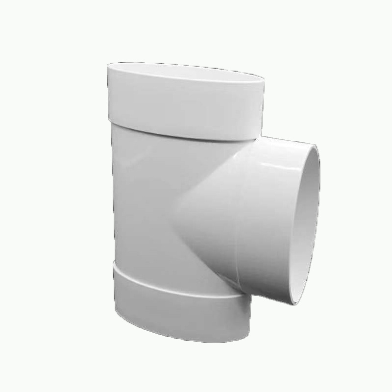 厂家直批pvc110扁三通马桶移位器厨房卫生间排水异径塑料三通