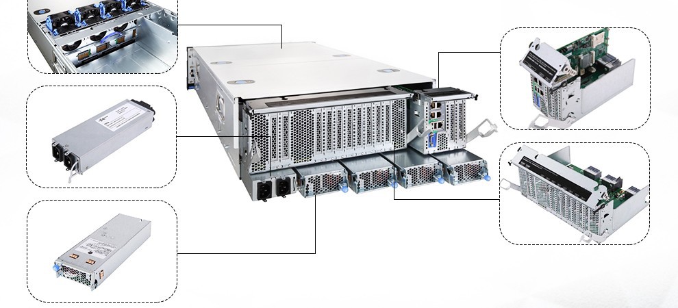 浪潮inspur 英信服务器nf8480m5 2*6134 32g*8 1.92t 600g *8