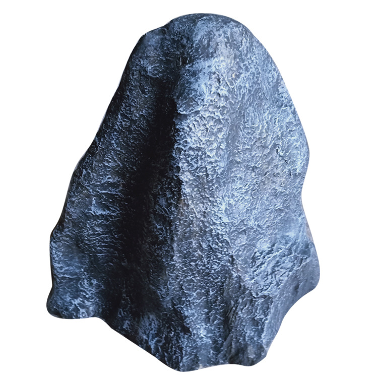 景观石头玻璃钢泰山石造景假石头园林庭院装饰树脂灰色仿真石头