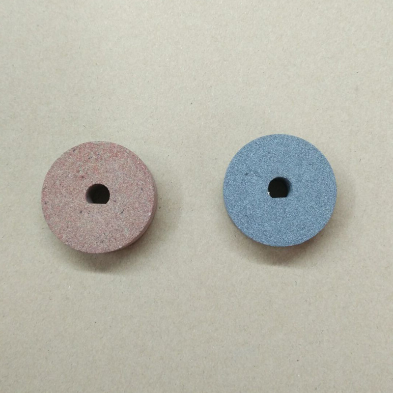 高品质磨刀石圆形砂轮家用油石条金刚石菜刀石快速砥石一双包邮