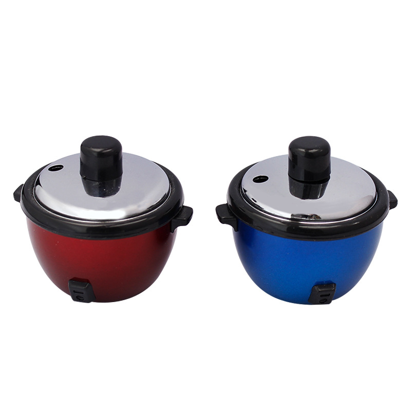 bd927创意电饭煲打火机个性明火点烟器充气打火机烟具批发