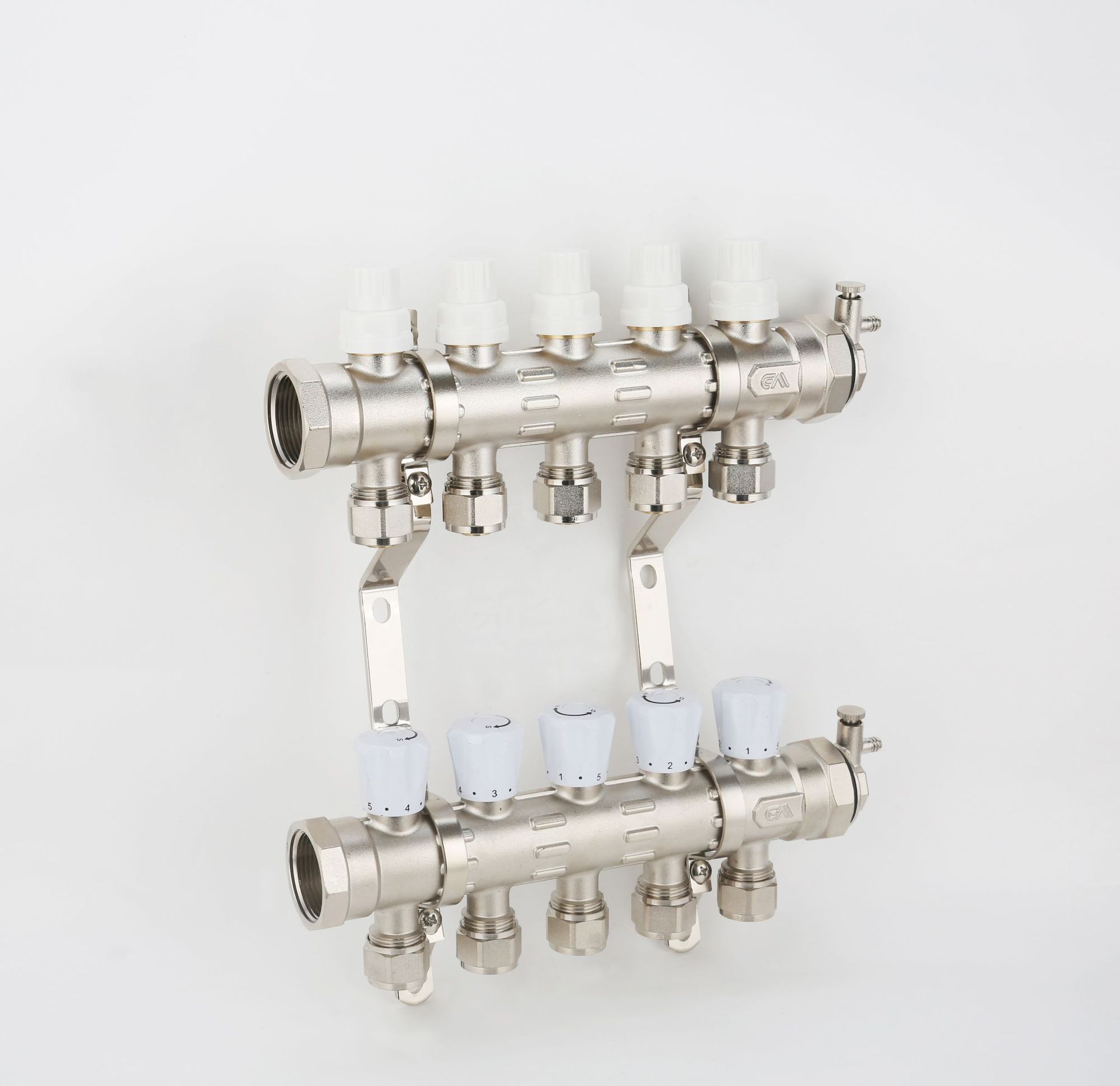 中良1124新型地暖分水器家装采暖分集水器地暖集分水器