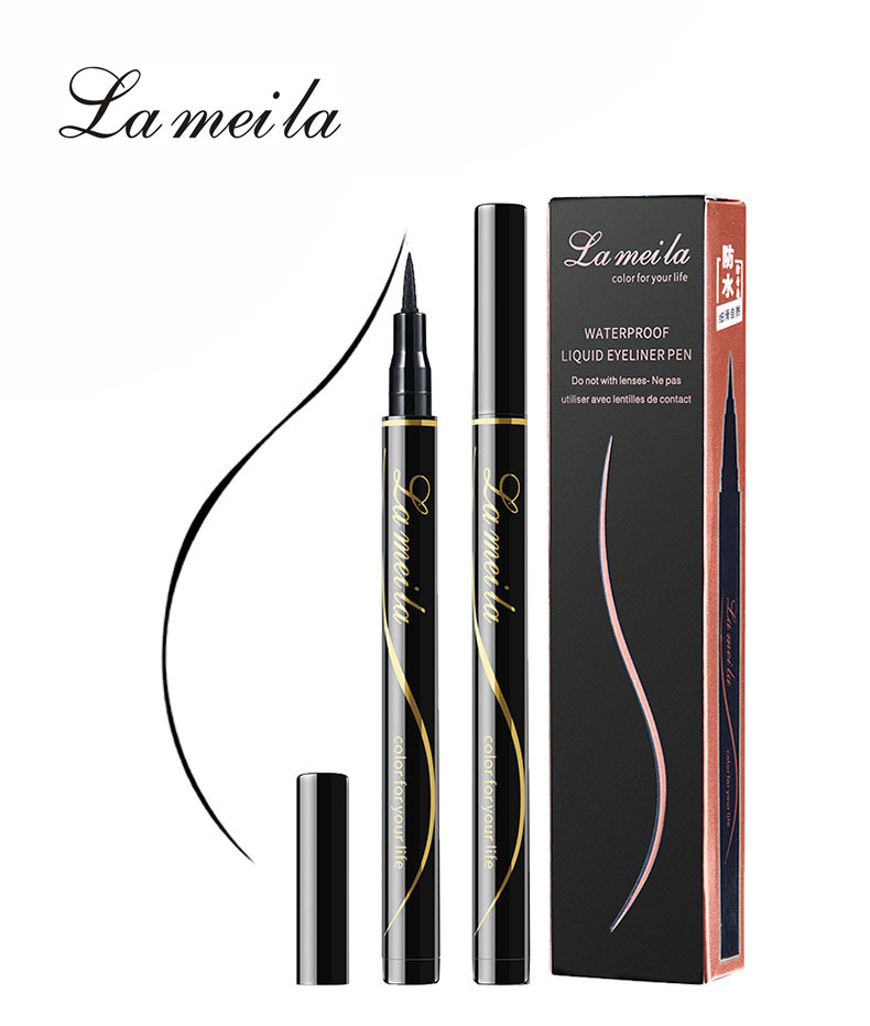 拉美拉786眼线笔持久防水防汗不晕染大眼定妆初学者软头眼线彩妆