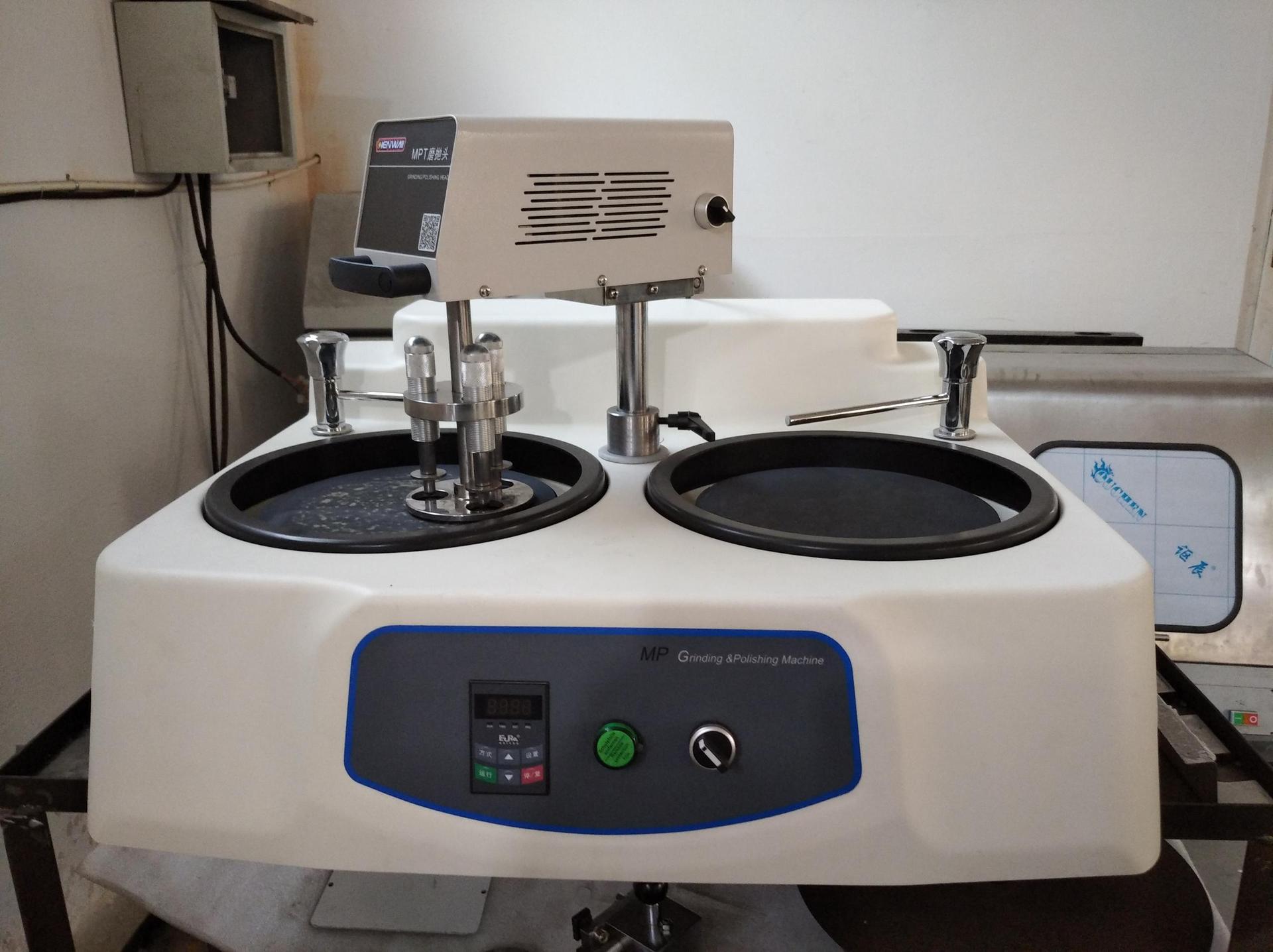 mp-2b双盘无级变速金相试样磨抛机 台式金相研磨抛光半自动磨抛头