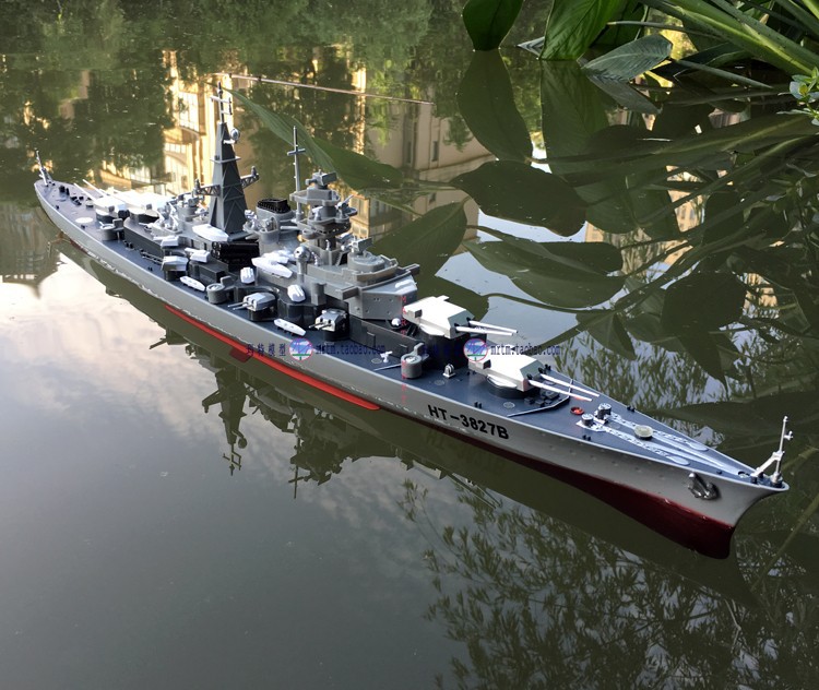 4g遥控仿真军舰船模型高速380电机双桨送支架