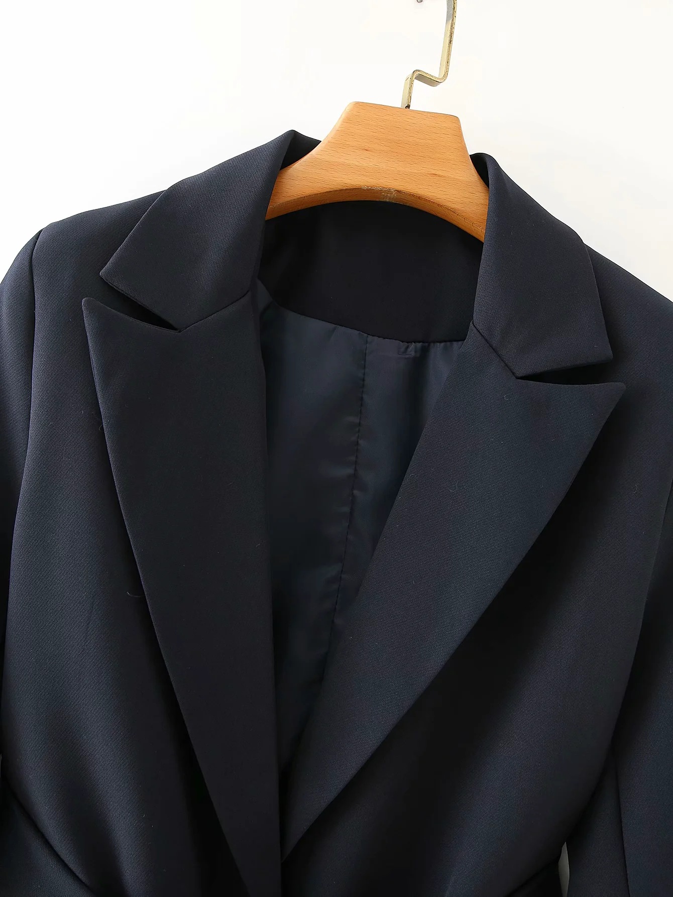 简约一粒扣腰带西服 c24-27686