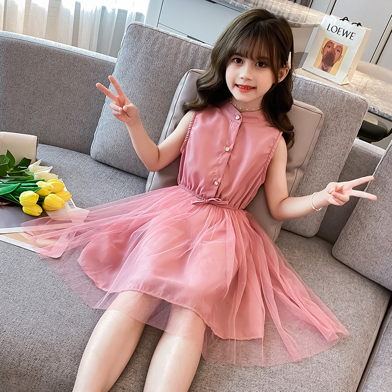 女童连衣裙夏2020童装女童夏装公主裙儿童裙子夏小女孩裙子3-16岁
