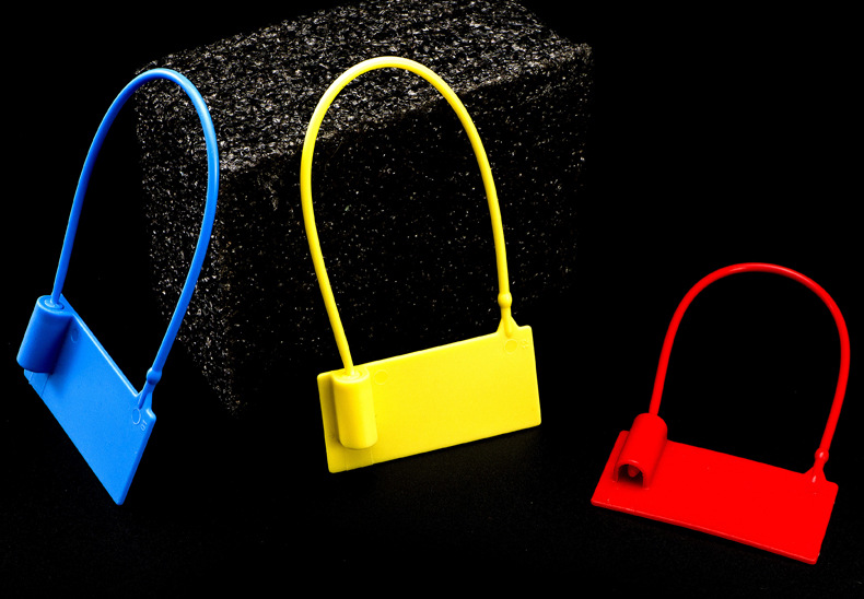 球鞋防盗扣防伪标签塑料锁扣一次性封条服装吊牌防掉防调包扣