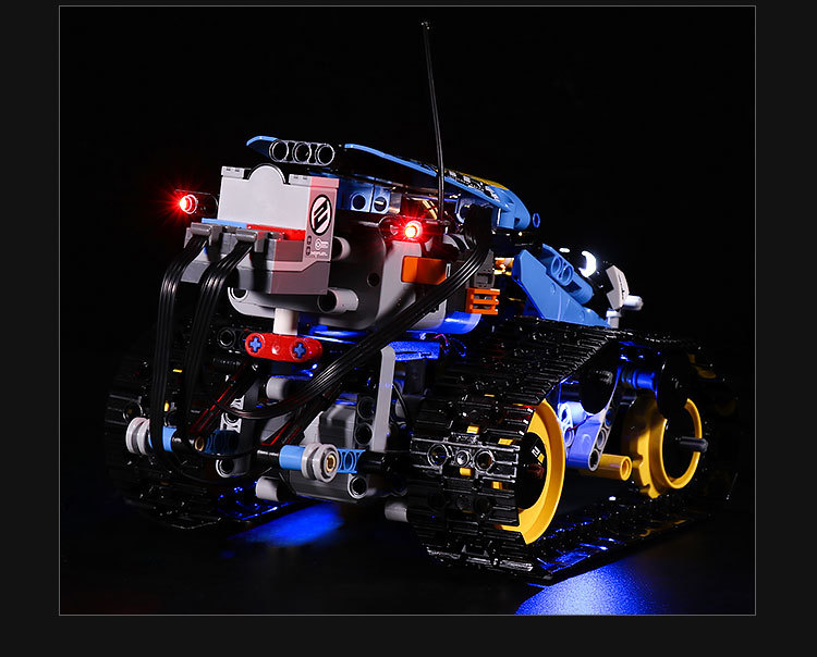 vonado兼容乐高42095机械组遥控特技赛车履带车灯饰灯光led灯具