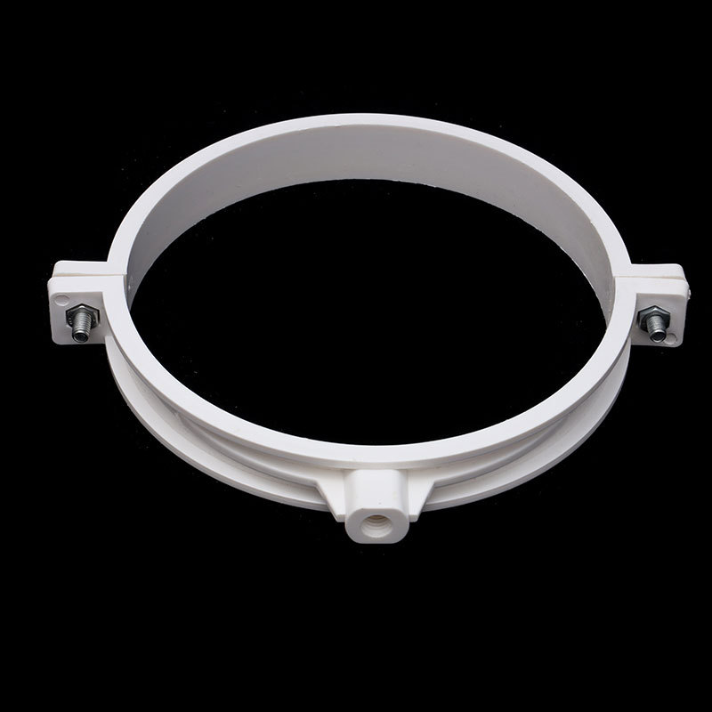 pvc水管带钉墙卡50-160仿联塑单用抱箍 排水给水管塑料抱箍卡箍