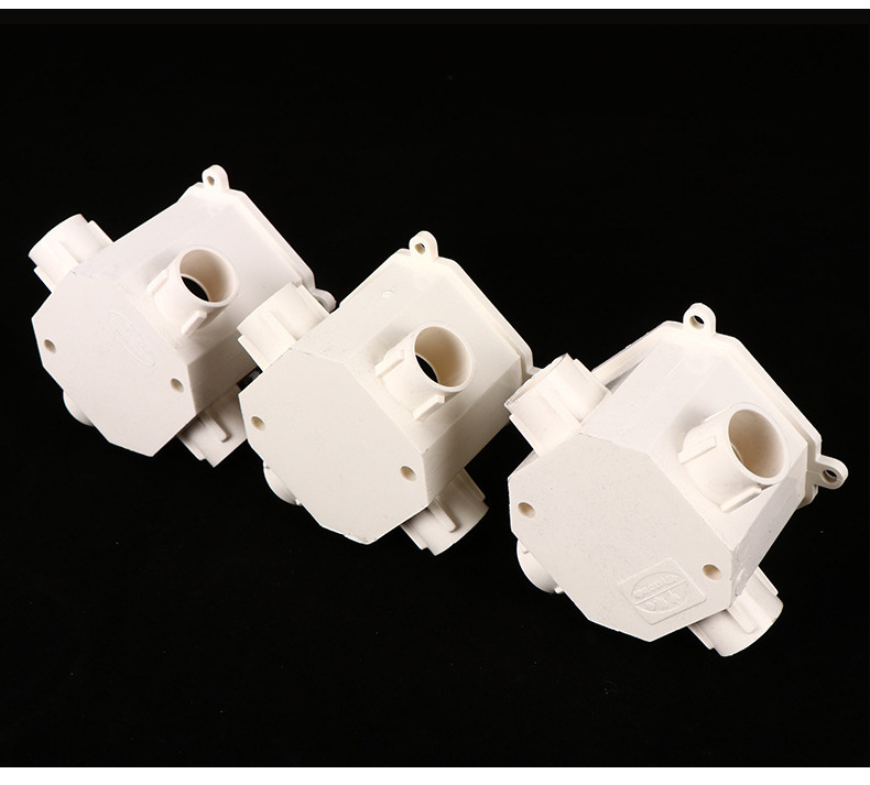 申亚pvc线盒系列 暗装预埋司令盒 6-10公分20孔阻燃 高位司令箱