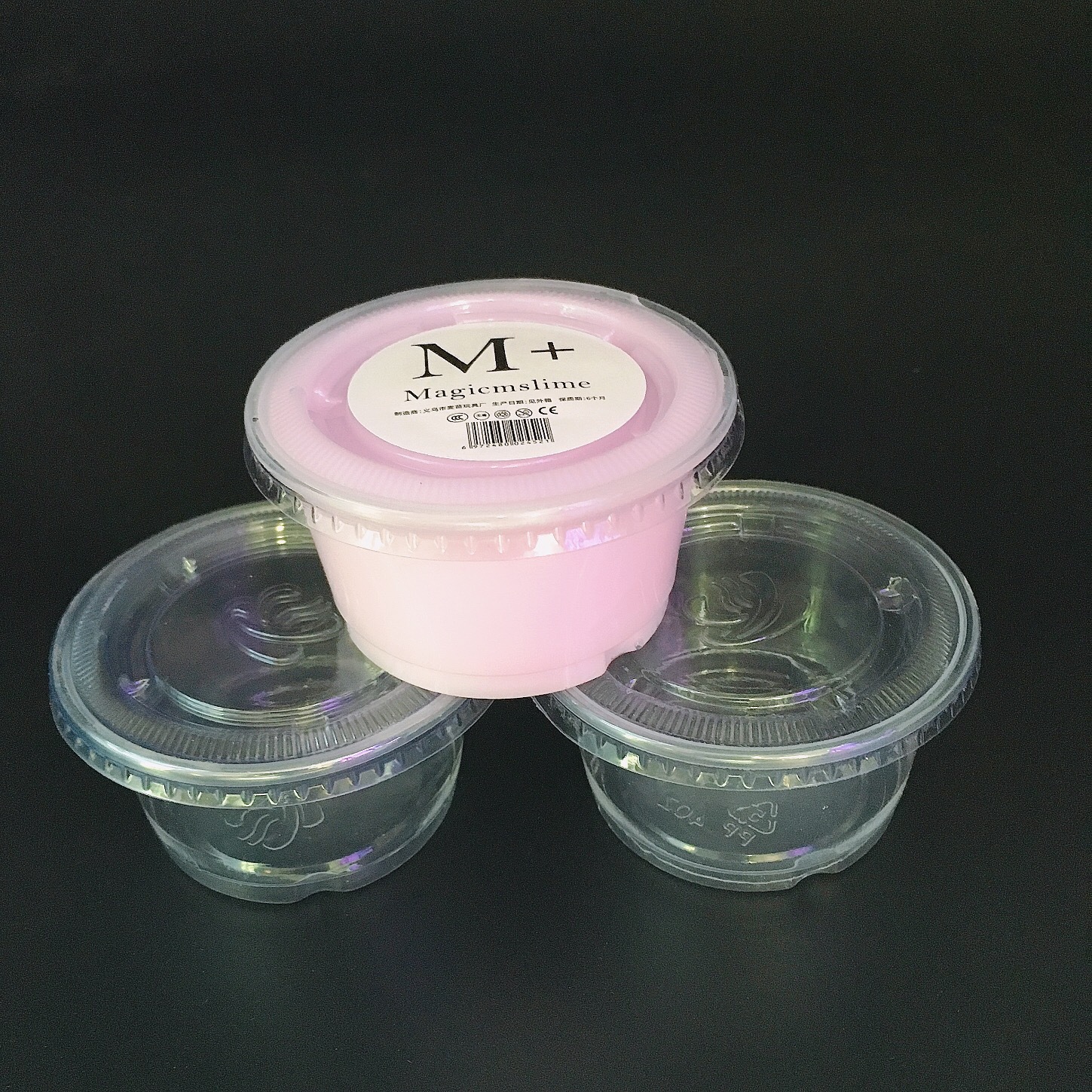 起泡胶港式盒外网盒史莱姆水晶泥做泥套装快手抖音装泥的盒子pp盒