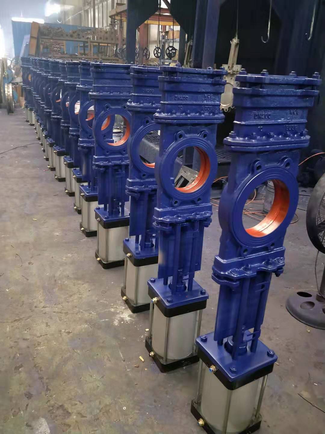 厂家直销 scz673h气动穿透式刀闸阀 双向无堵塞穿透式刀闸阀