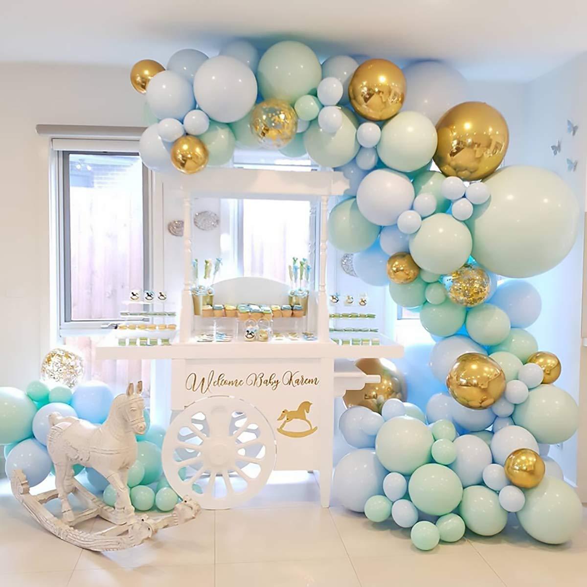 cross-border ins net red macaron balloon chain package birthday wedding party background wall decoration balloon combination