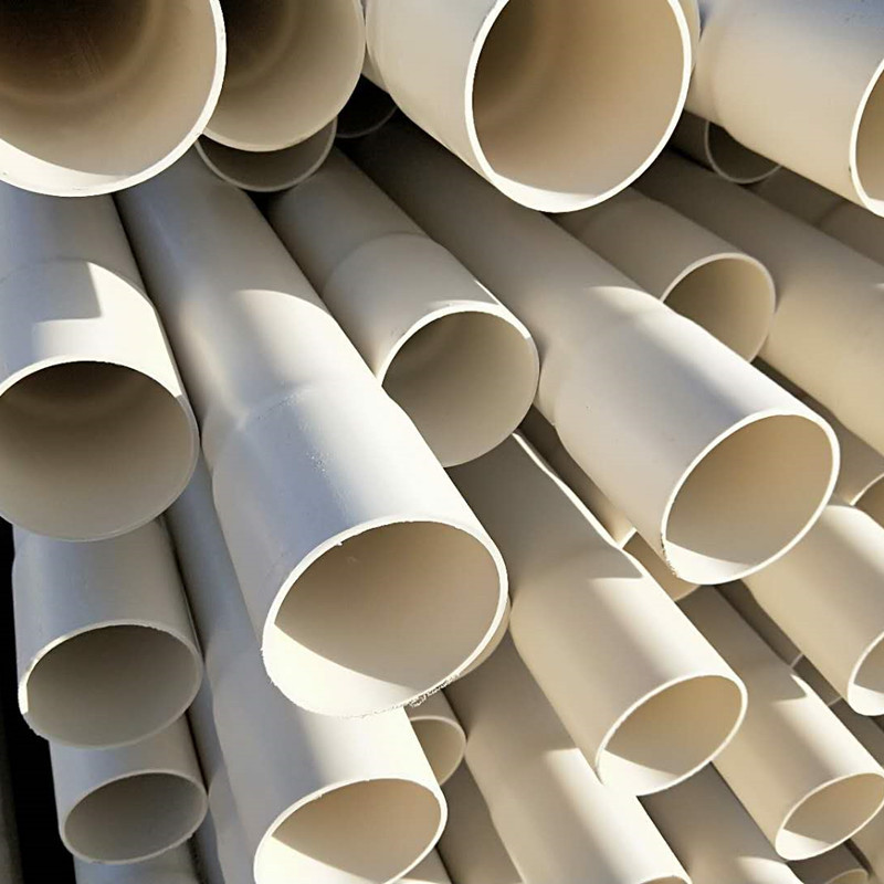 upvc给水管批发pvc-u农田灌溉管dn90 110 140 160 180塑料给水管