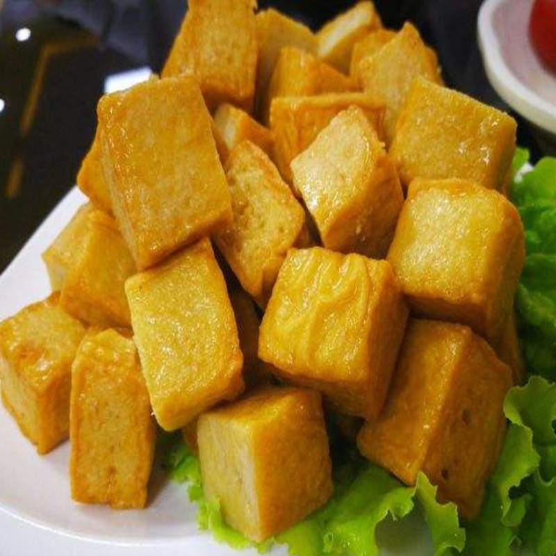 不需要换油的鱼豆腐油炸线新一代鱼豆腐油炸机终生质保油豆腐线
