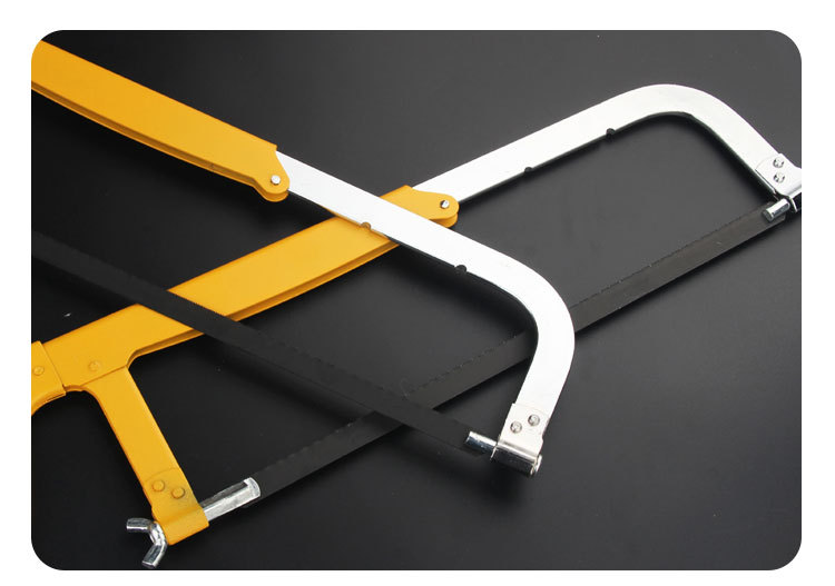 临沂钢锯弓厂家手用锯架子12寸电镀加厚可调木工折叠多功能钢锯架