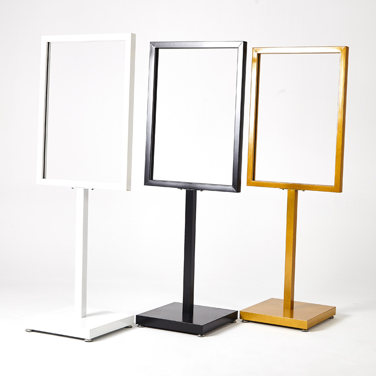 苹果广告立牌定制双面落地展示牌a4展示架导向牌指示牌商场广告牌