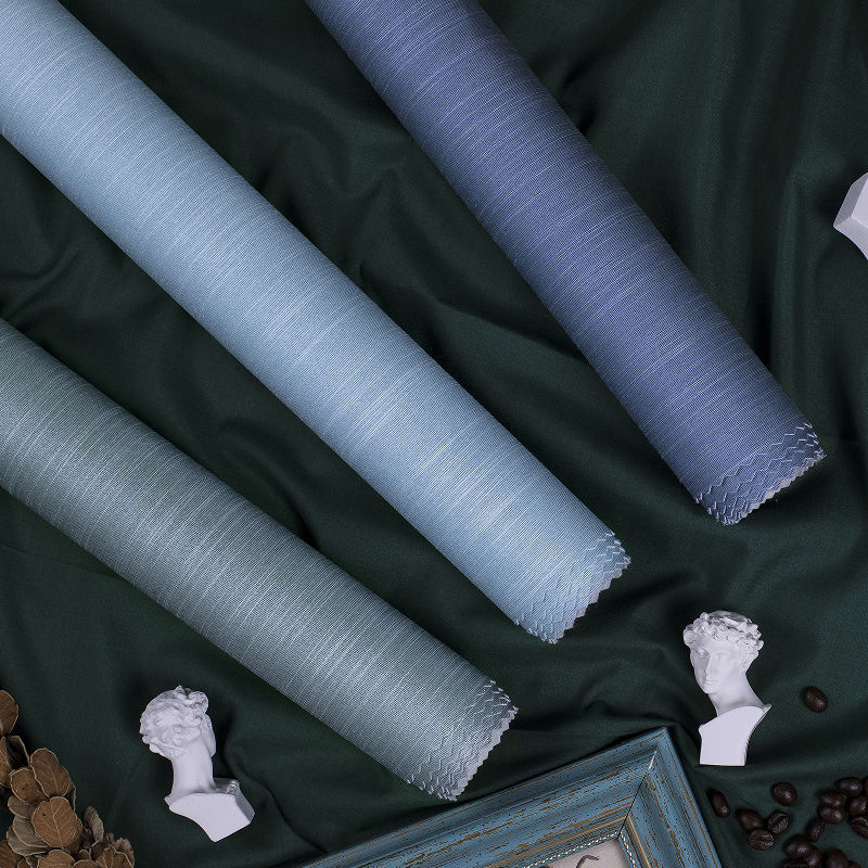 简约现代水晶纱线无缝墙布素色横纹纯色北欧风客厅卧室家装壁布