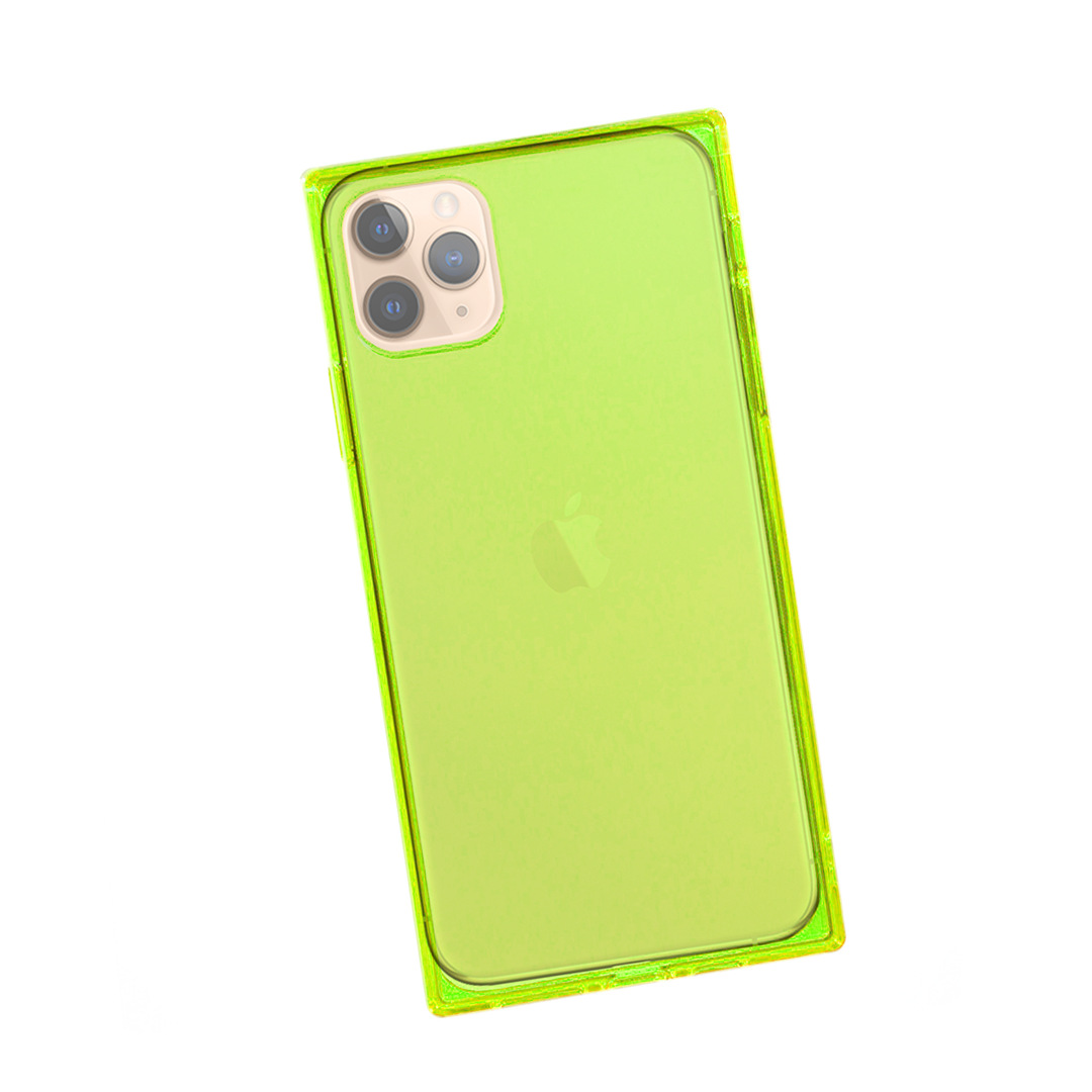 适用苹果11彩色软tpu iphone11pro方形透明软壳 max透色硅胶软套