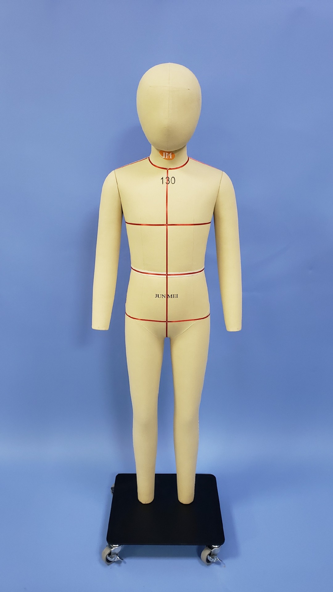 俊美人台 标准童模130码男童 可拆卸头部定制 人体儿童模特 假人