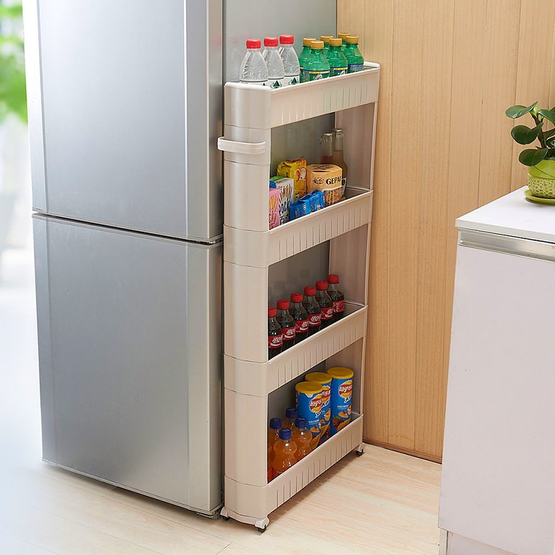 15柜子墙角放置储物柜客厅冰箱夹缝置物架浴室窄边长方形侧面间隙