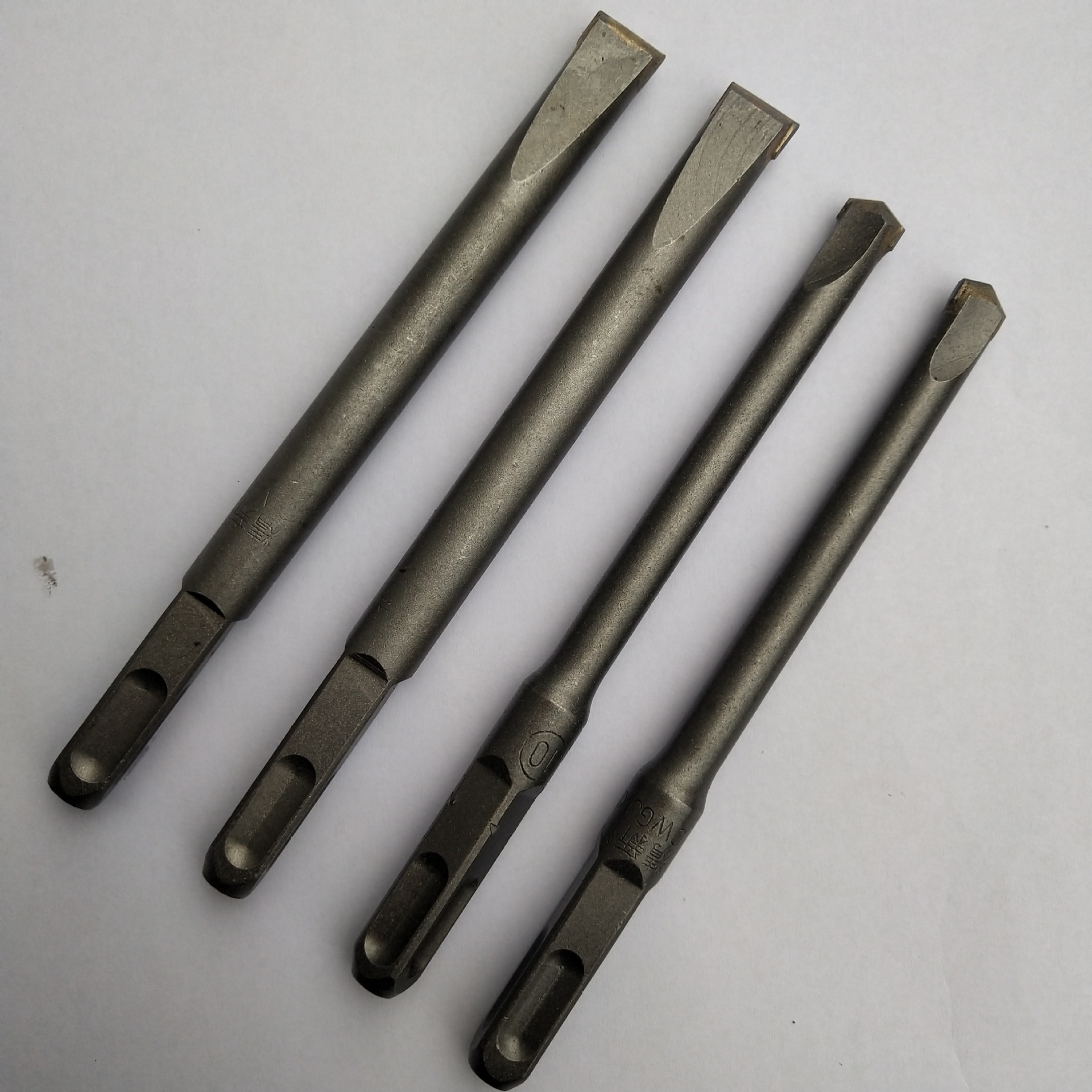 电锤钻头方柄四坑光杆无螺纹合金凿子混凝土开槽无槽凿子铲墙钻头