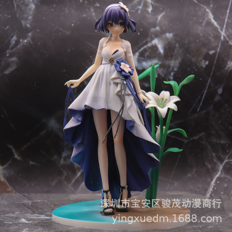mihoyo 希儿·芙乐艾 秋霜百合ver 1/8 盒装 手办模型 公仔摆件