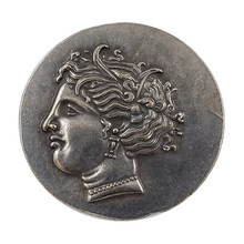 仿古工艺品希腊女神银元纪念币2617