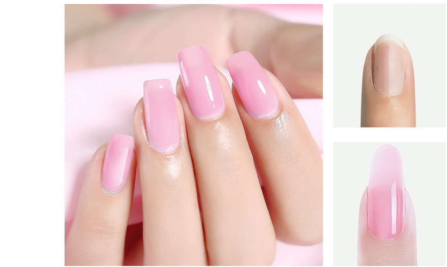 美甲快速延长胶免纸托光疗水晶胶持久延长甲片模型可粘钻批发