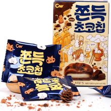 进口韩国青佑巧克力打糕夹心软饼干九日传统糯米糕休闲零食90g*18
