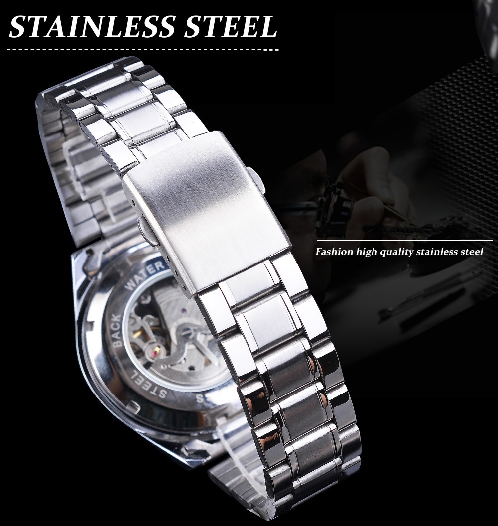 速卖通防水自动机械手表winner跑量款式男士时尚机械镂空直播代发