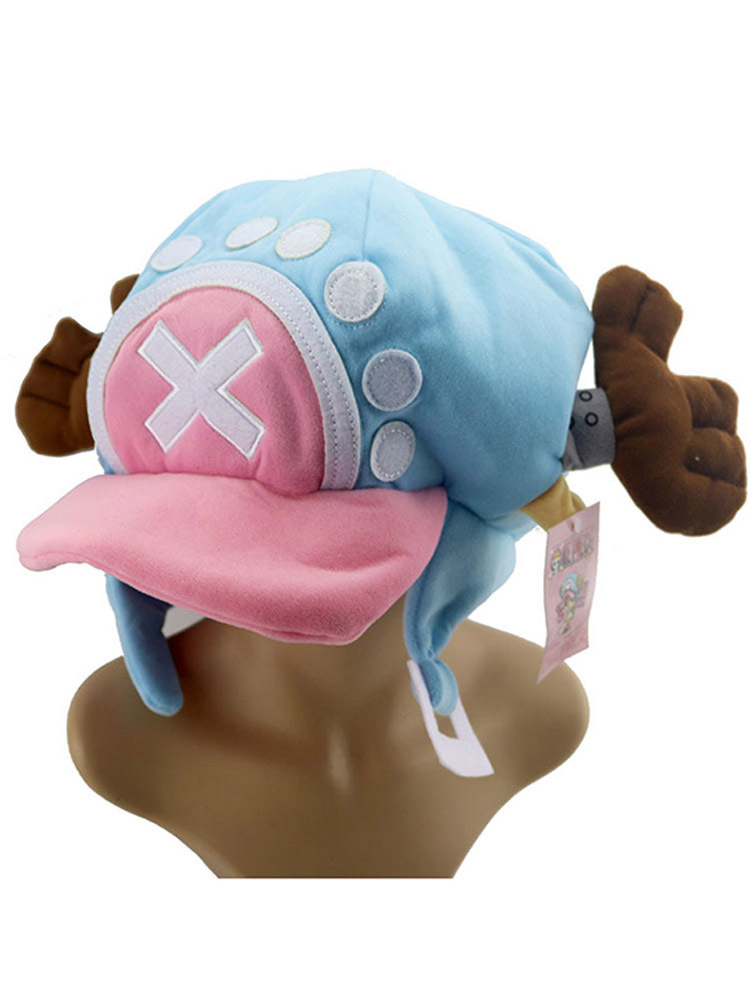 海贼四王草帽团新款乔巴帽 二代毛绒帽子特尔法加罗七武海周边