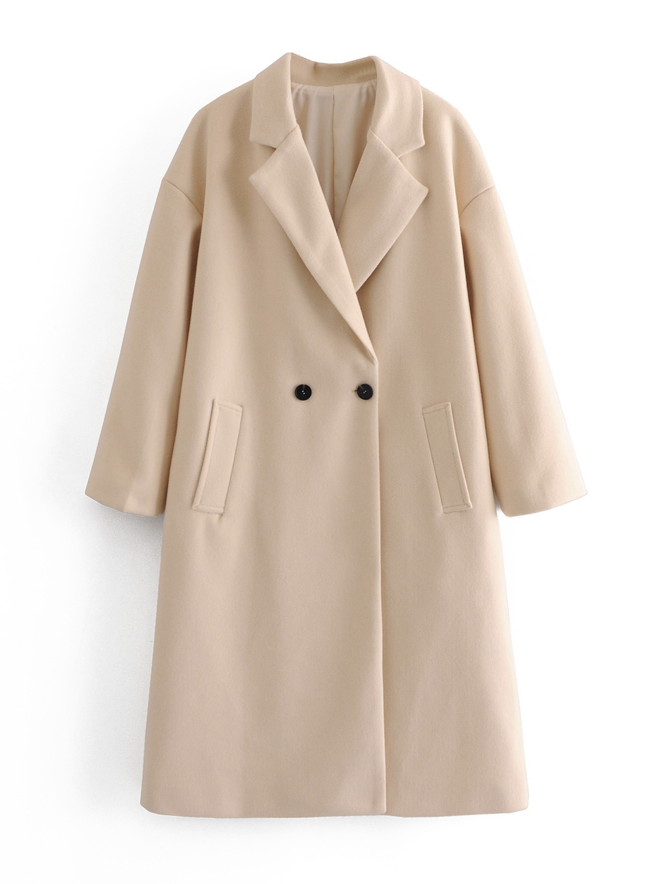 女装米色外套图片