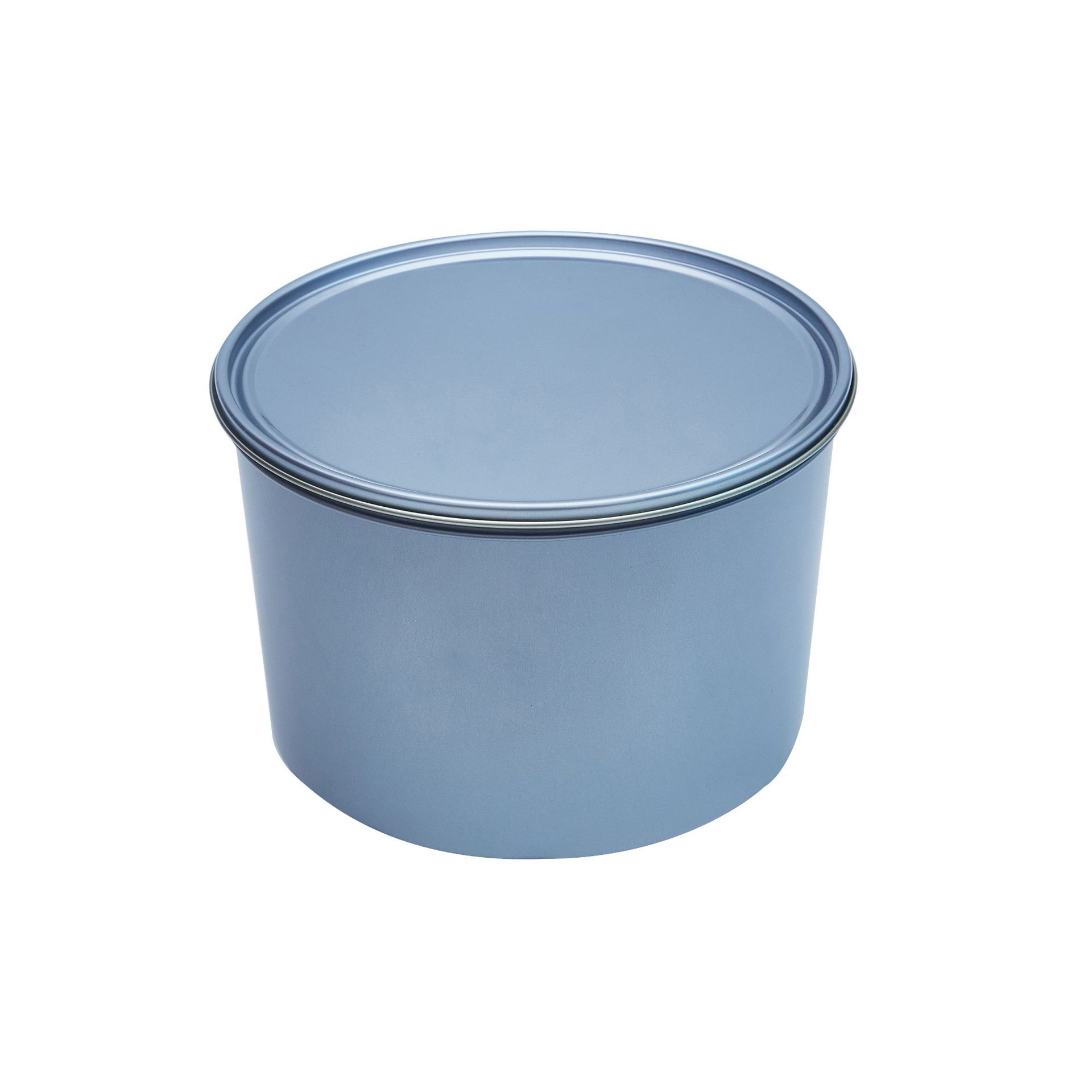 5公斤二片灰色锥形真空油墨罐 化工油墨罐厂家批发马口铁金属桶