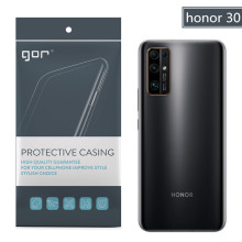 GOR 适用荣耀30保护壳 honor 30S手机保护套 荣耀30 Pro透明TPU