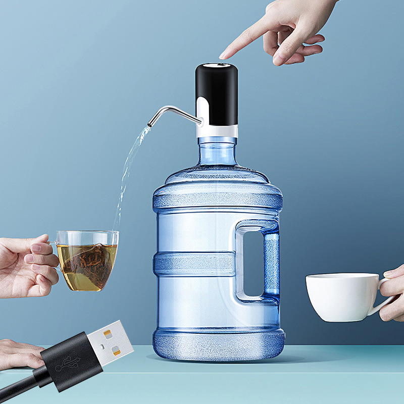 厂家批发跨境智能电动桶装水抽水器家用矿泉水自动吸出水上水器