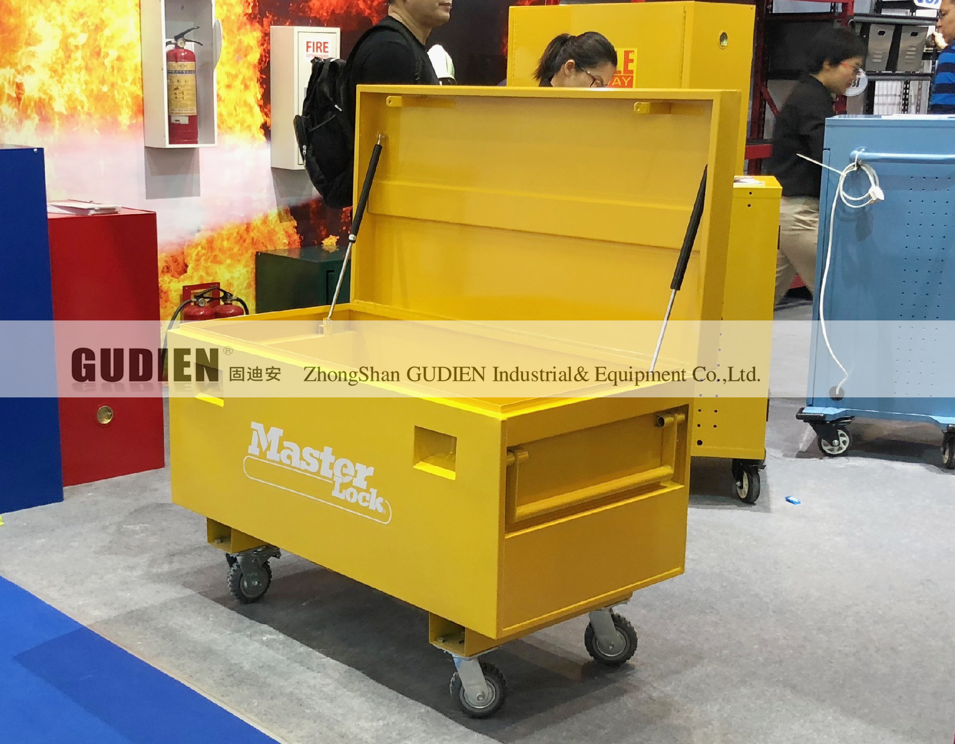 重型工具箱卡车箱电池周转箱重型物资储存箱可叉车操作建筑工地用