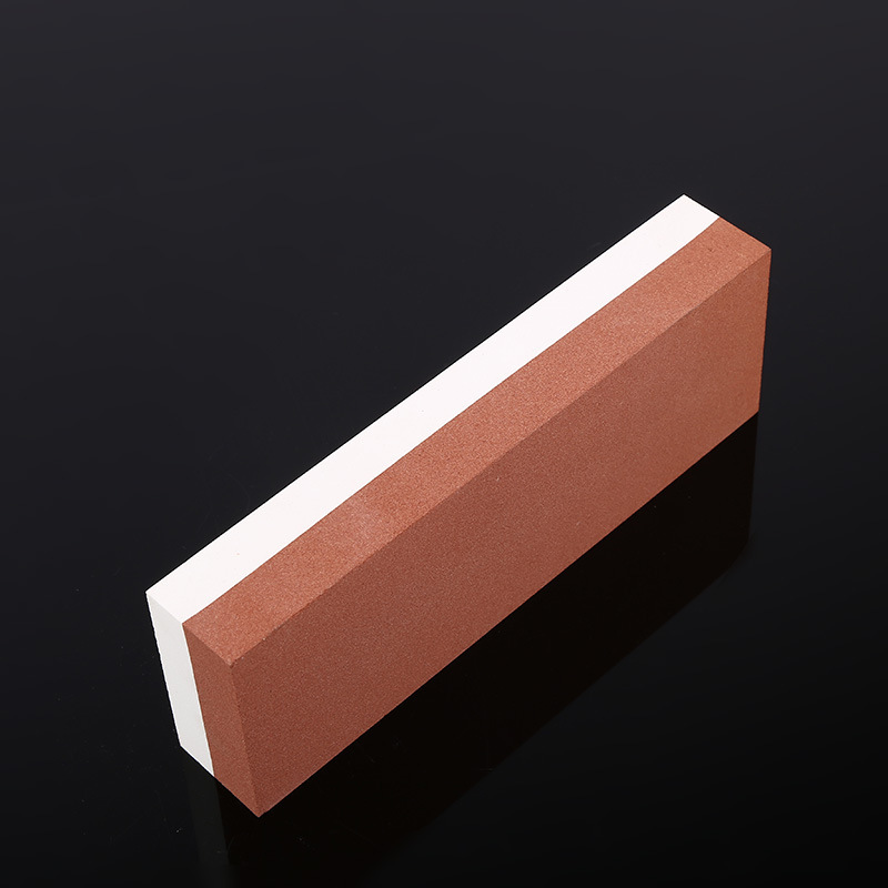 供应1000/6000目红白刚玉双面油石 磨刀石精磨 家用厨房砥石磨石