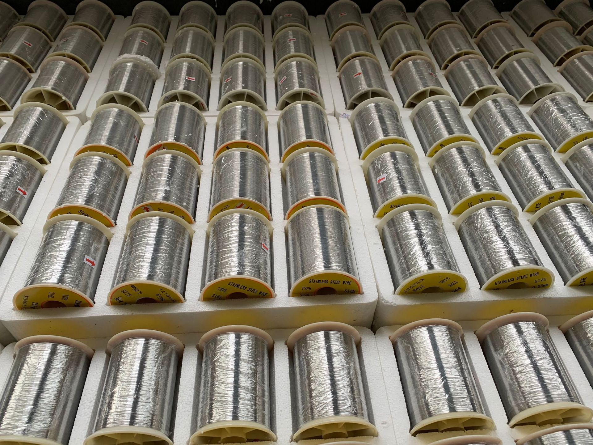 现货不锈钢微丝 316l 丝径0.035不锈钢氢退火丝 生丝供应